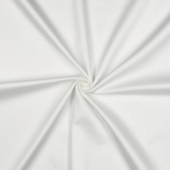 Baumwoll Satin Optisches Weiß